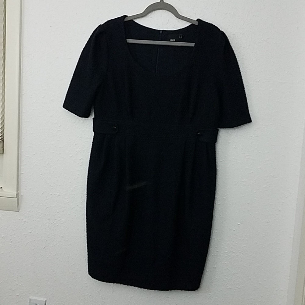 asos maternity dress US 12 navy pleated modest midi